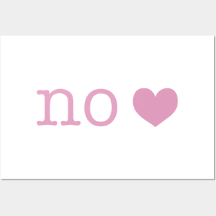 no <3 Posters and Art
